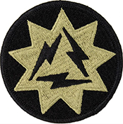 93rd Signal Brigade OCP Scorpion Shoulder Patch With Velcro